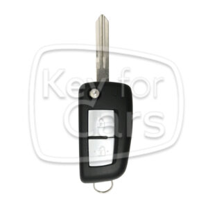 Nissan 2 knoppen klapsleutel afstandsbediening behuizing