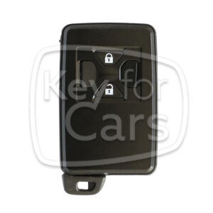 Toyota Old 3 Knop Smart Afstandsbediening Behuizing - Zwart