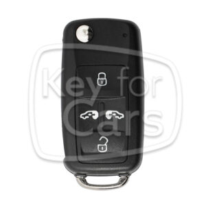 VW Sharan 5 knops Klapsleutel Megamos keyless GO