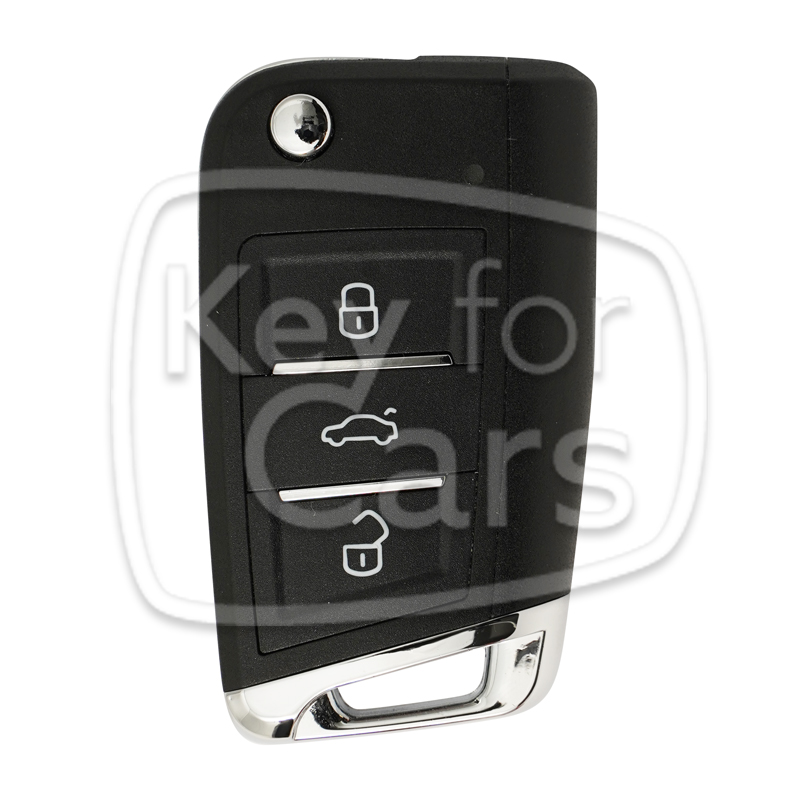 XSMQB1EN - MQB Type 3 knops klapsleutel Smart afstandsbediening